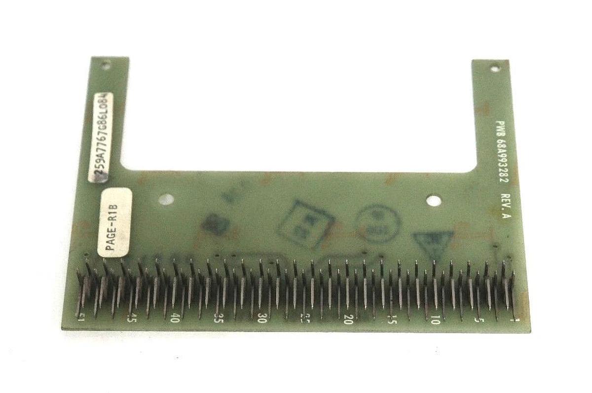 Used GENERAL ELECTRIC PWB 68A993282 CONNECTOR CARD REV A, 68A993280G1 259A7767G86L084