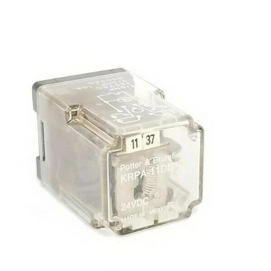 Used POTTER & BRUMFIELD KRPA-11DN-24 RELAYS KRPA11DN24, 240VAC 10AMP, 24VDC