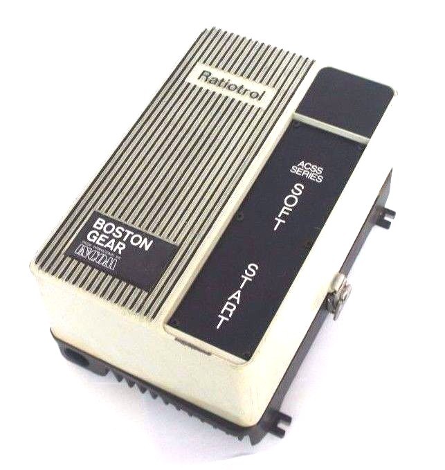 Used BOSTON GEAR INCOM RATIOTROL 61149 REV. K W/ 1039486-01 REV G AC CONTROL BOARD