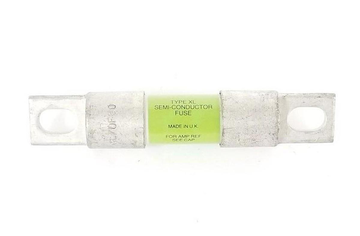 Used BRUSH XL70F60 TYPE XL SEMI-CONDUCTOR FUSE 60A, 700V