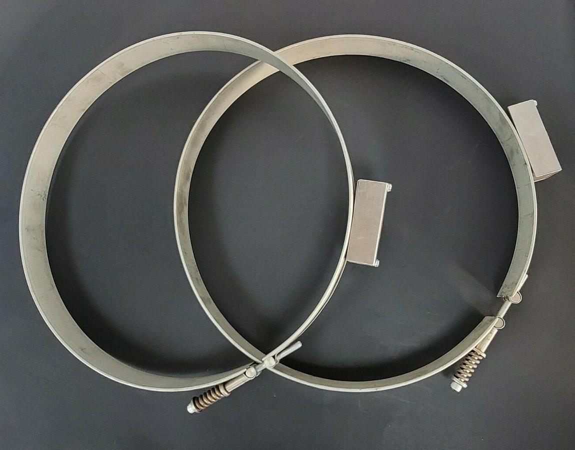 Used LOT OF 2 TEMPCO MBH33362 1600W 120V HEATER BANDS
