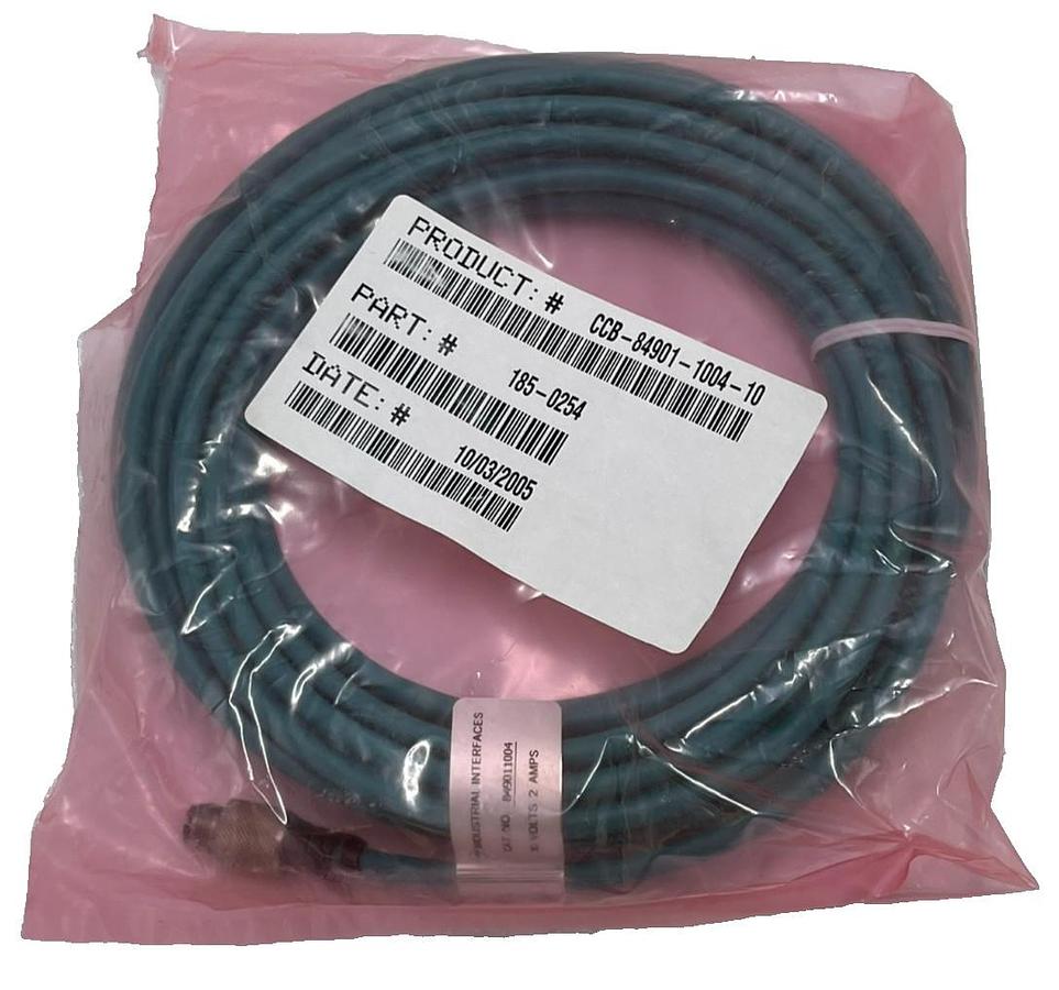 Used COGNEX CCB-84901-1004-10 I/O Cable Assembly 10M 185-0254 In-Sight Vision System