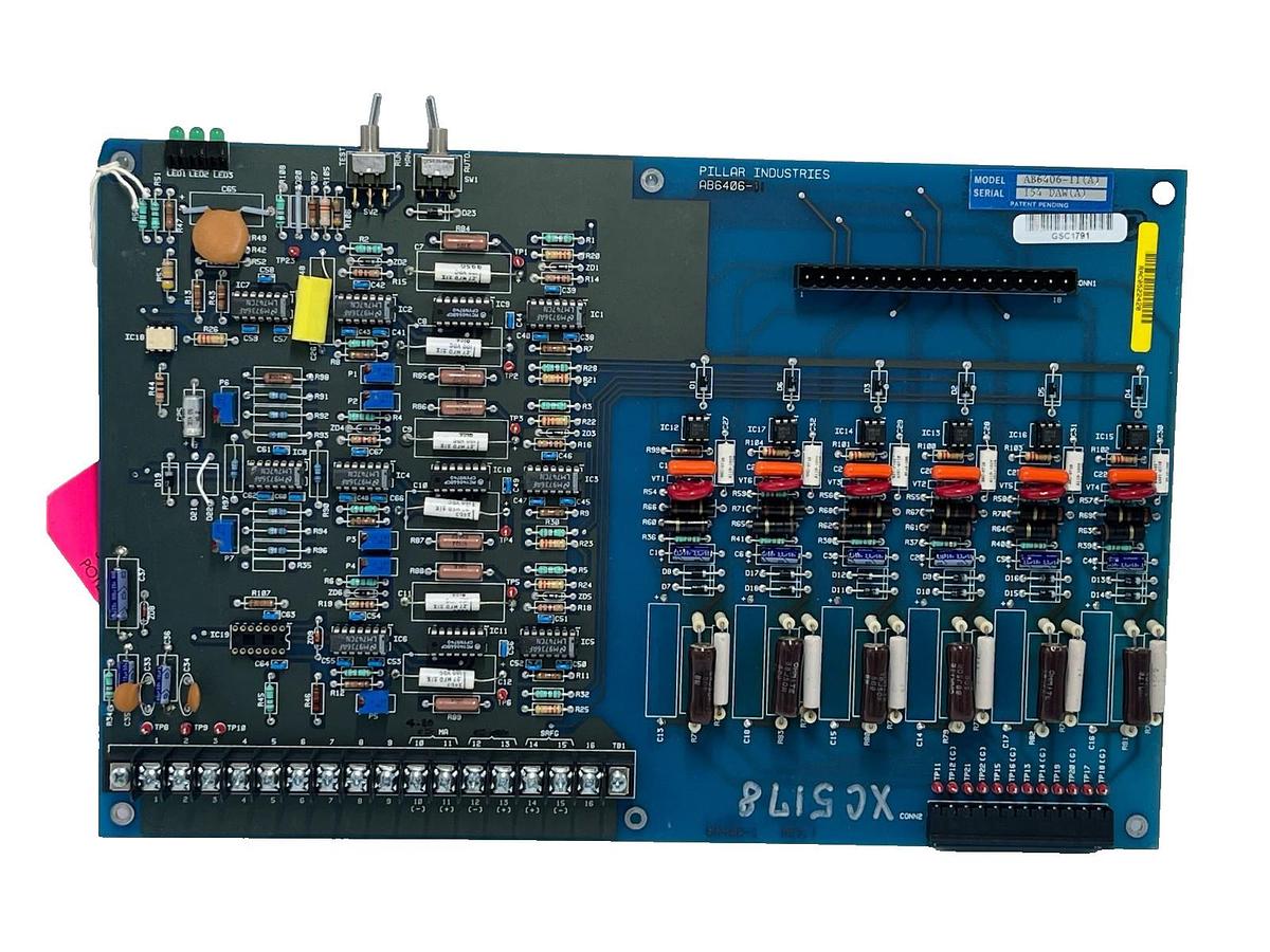 Pillar AB6406-11A Power Control Board - PC Board PLC / Add-On - AB640611A, NSNP