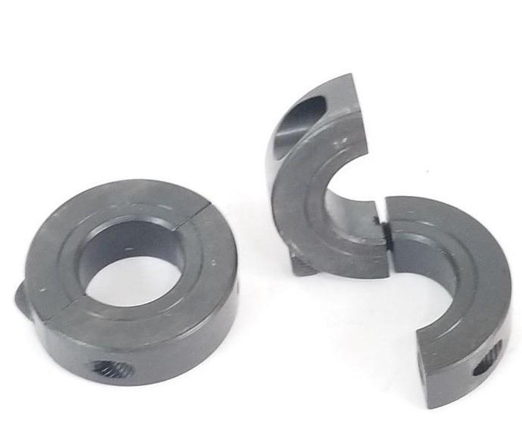 Used LOT OF 2 RULAND 13/16 SHAFT CLAMPS (MISSING ONE SCREW)