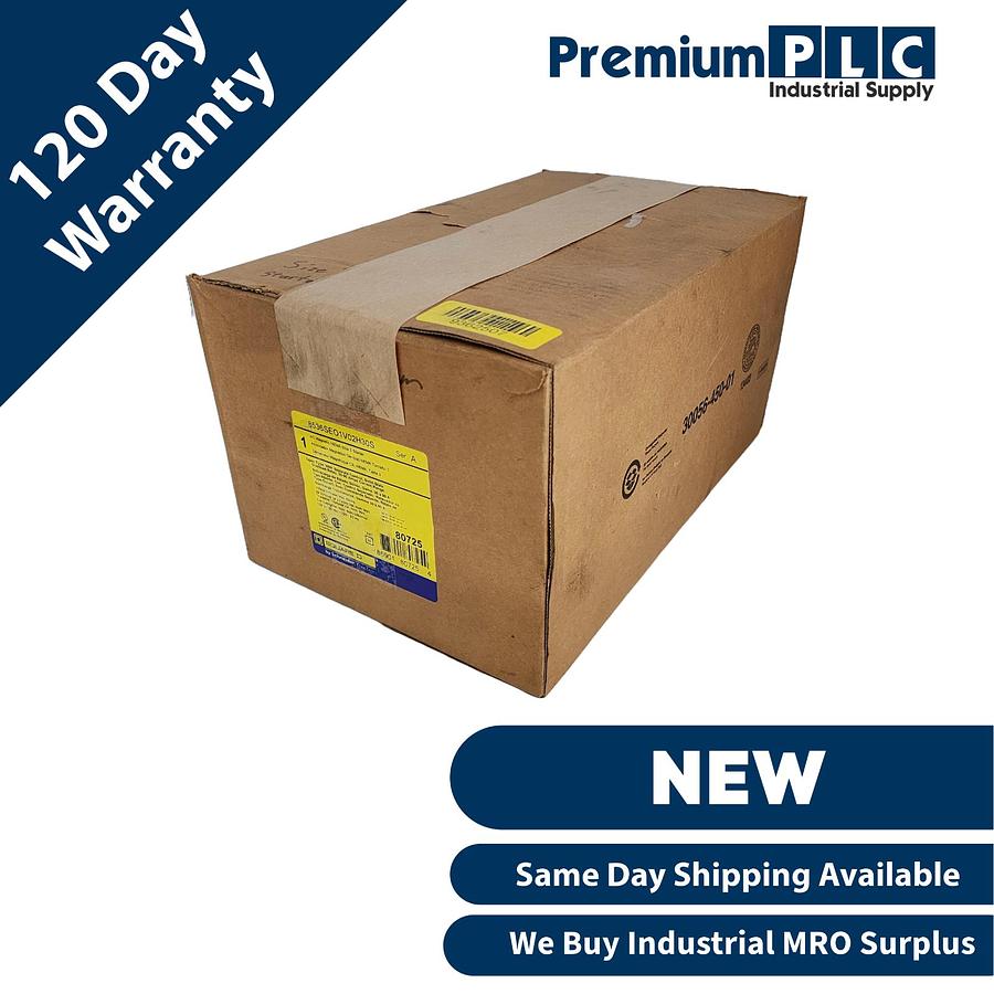 Used NEW SQUARE D 8536SEO1V02H30S 3-PH 600V AC MAGNETIC NEMA SIZE 3 STARTER 120V COIL