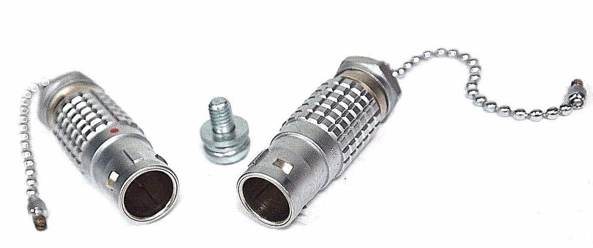 Used LOT OF 2 NEW LEMA FGG.3B CONNECTORS FGG3B