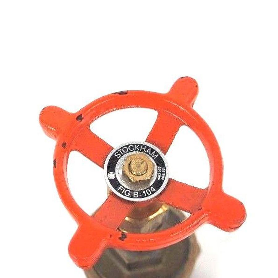 Used NEW STOCKHAM FIG. B-104 GATE VALVE 1-1/2" SOLDER