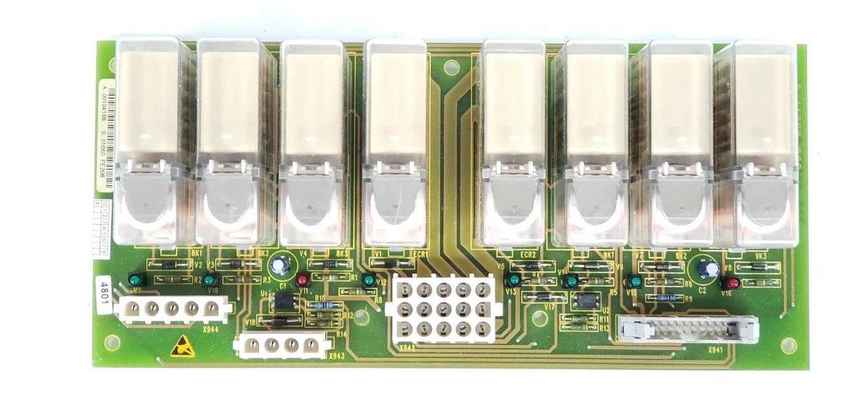 Used NEW KUKA ROBOTICS 390-00214-0 RELAY BOARD 00104168 / 800-00225 / 390002140