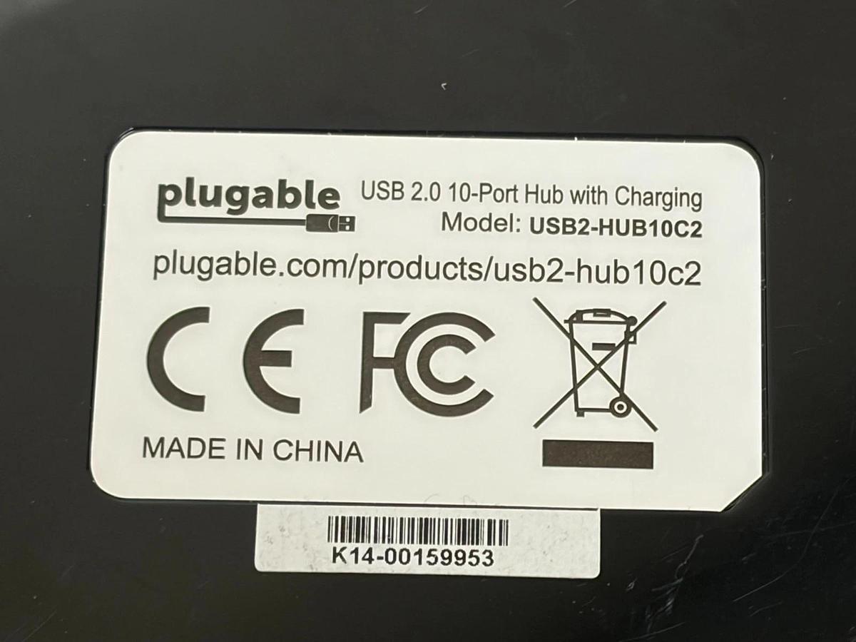 Used Lot of 3 High Capacity USB Hubs Plugable 10-Port Satechi 12-Port Inland 13-Port