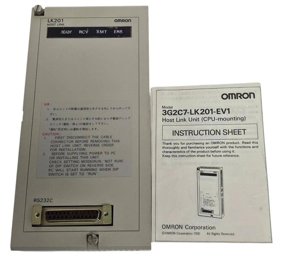 NIB OMRON 3G2C7-LK201-EV1 PROGRAMMABLE CONTROLLER C20-LK201-EV1 HOST LINK UNIT