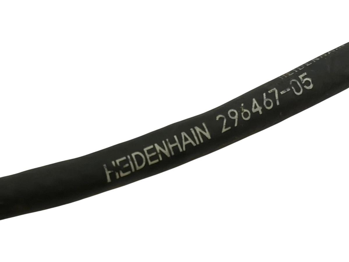 Used Heidenhain ID 296467-05 CNC Connecting Cable 12-Pin Male to 12-Pin Female