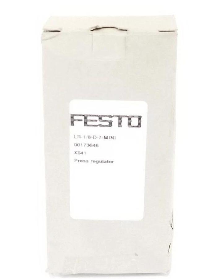 NIB FESTO ELECTRIC LR-1/8-D-7-MINI PRESSURE REGULATOR W/O GAUGE