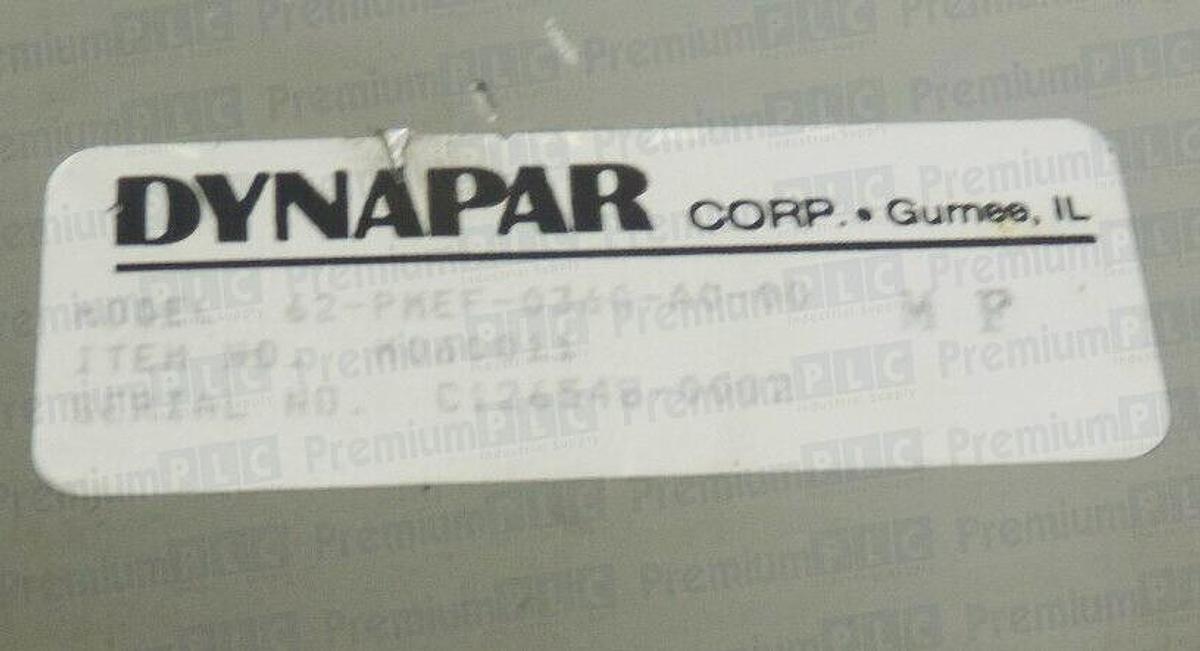 Used DANAHER DYNAPAR 62-PMEF-0360-A0-00 ROTOPULSER 62PMEF0360A000 ENCODER 62PMEF NEW