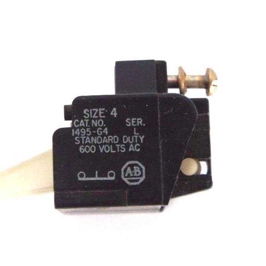 Used LOT OF 5 ALLEN BRADLEY 1495-G4 SIZE 4 CONTACTS SER L, 1495G4