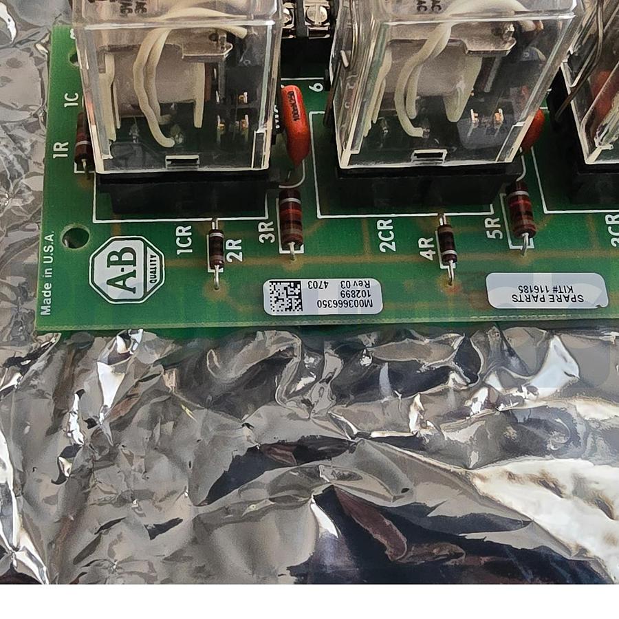 Used Allen Bradley SP-116185 | 116185 1379 Relay Board 102899 Rev. 03 1379116185 NSMP