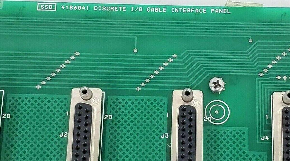 Used FISHER CL6741X1-A2 I/O CABLE INTERFACE PANEL 41B6041 CL6741 41B7293X022-91