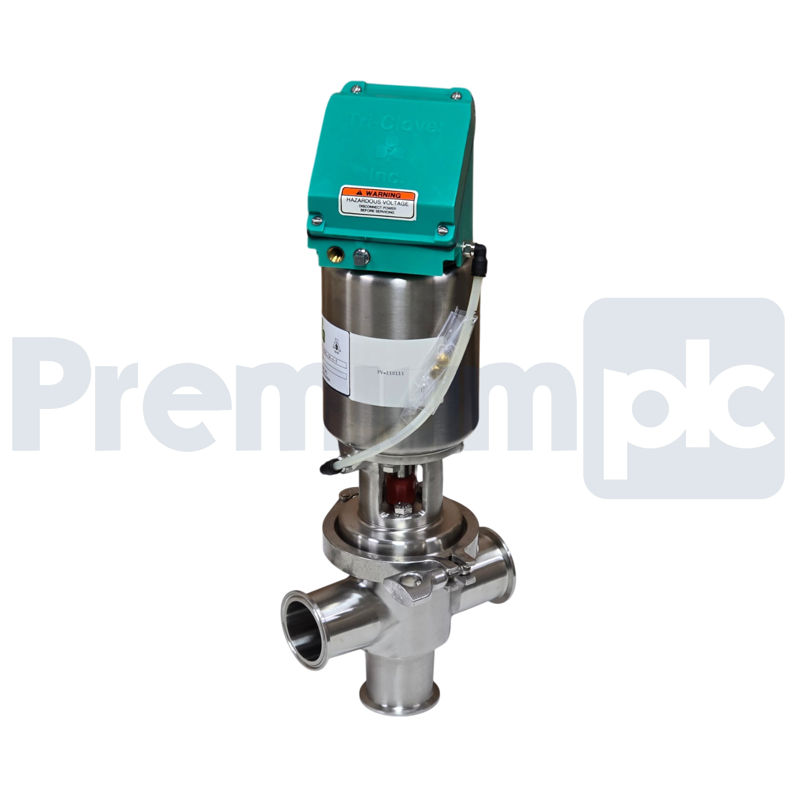 Used Alfa Laval Tri-Clover 761TR 2" SS Air Seat Valve 761TR-30M-29S-2-316L-34-4-3 NEW
