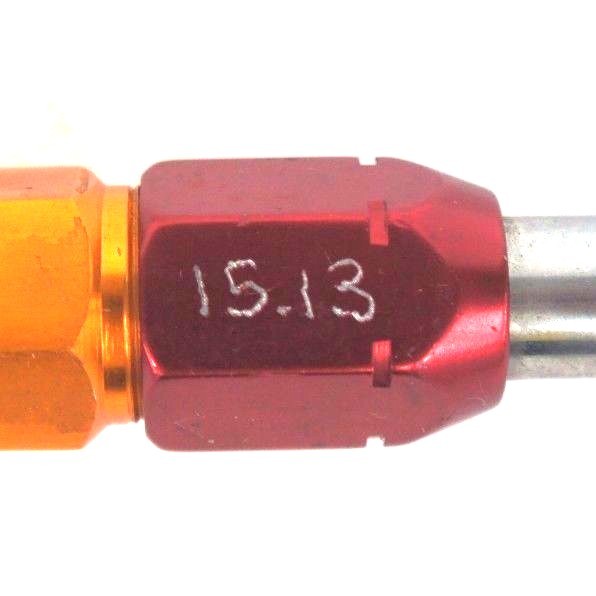 Used DELTRONIC PLUG GAGE GO 15.02MM NO GO 15.13MM