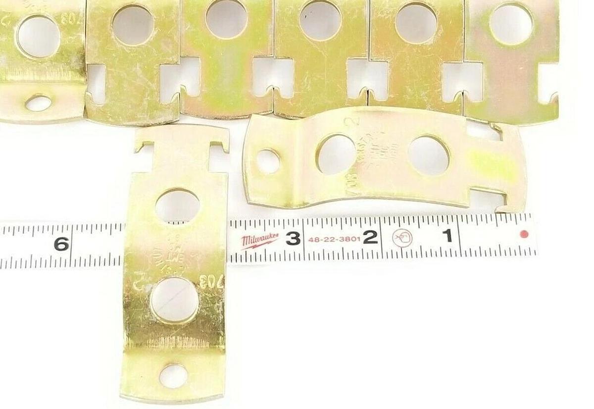 LOT OF 10 NEW THOMAS & BETTS 703-2 EMT IMC RIGID SUPERSTRUTS 2'' W/ HARDWARE