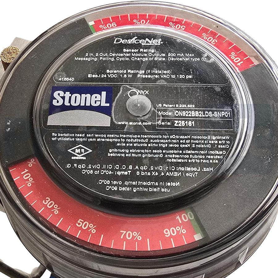 PBM PAVBL453S-0063 Actuator 3/4" Bronze Valve w/ StoneL Onyx ON922 DNet Monitor