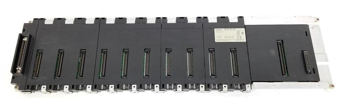 Used OMRON CS1W-BC102 BACKPLANE BASE UNIT 05602001 NK APP. 98A106 CS1WBC102