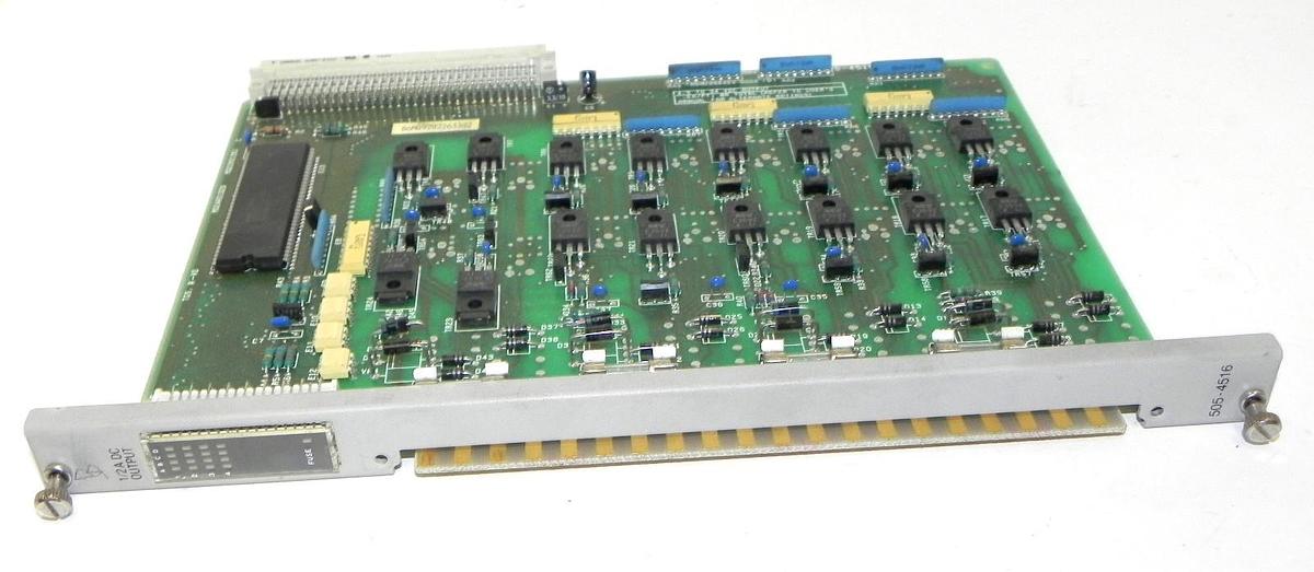 Used TEXAS INSTRUMENTS 505-4516 MODULE DIGITAL OUTPUT 505 16O 4.5-34VDC 5054516