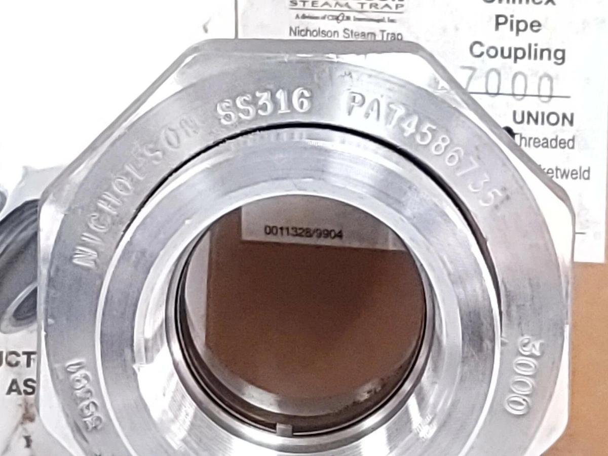 Used LOT OF 2 NIB SPENCE NICHOLSON 6567000 UNIFLEX PIPE COUPLING 1-1/2'' CARBON STEEL