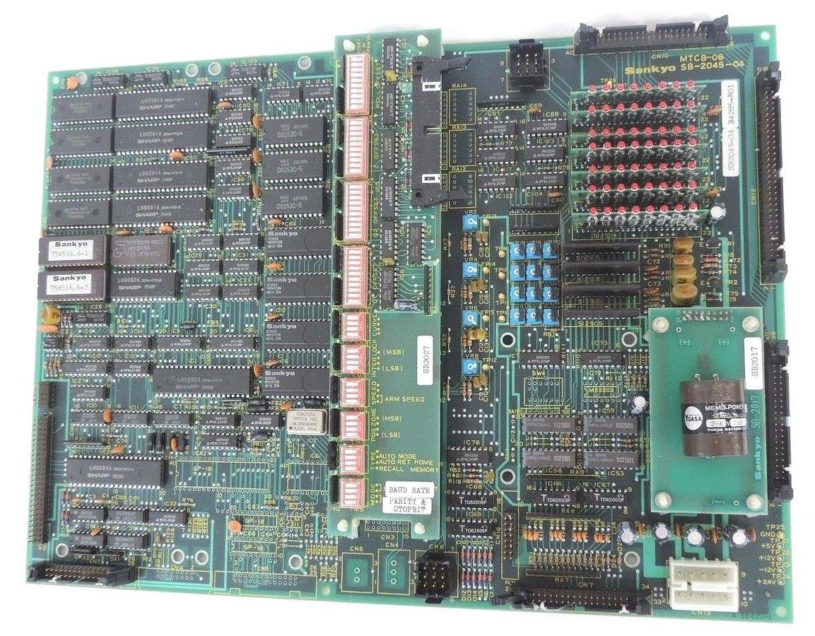 Used REPAIRED SANKYO MTCB-06 BOARD SB-2045-04, SB2027, SB2045-04 B4285-M01
