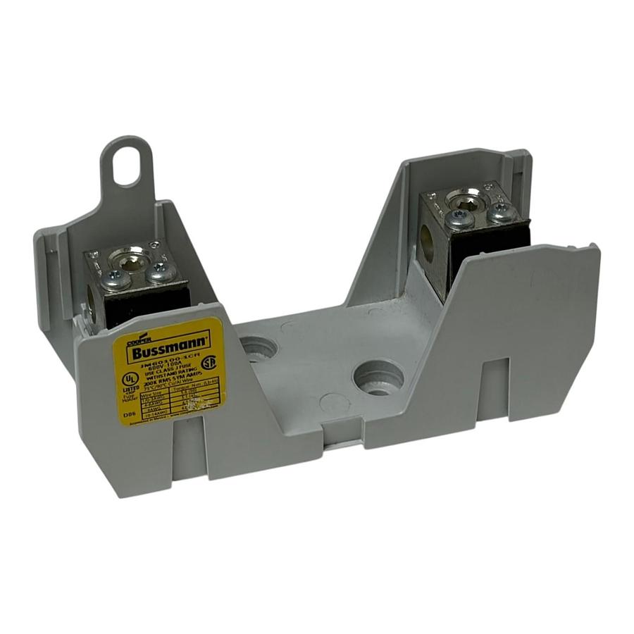 Used Cooper Bussmann JM60100-1CR 100 Amp 600V Single Pole Fuse Holder - New