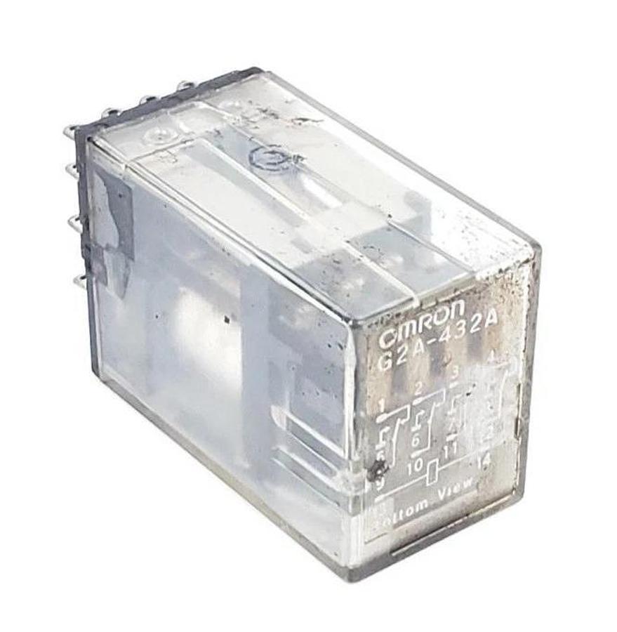 Used LOT OF 5 OMRON G2A-432A-DC24 RELAYS G2A-432A, 24VDC