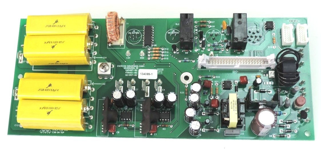 Used NEW ENERCON INDUSTRIES 134089-1 BOARD LM5407-02, FD6451-02, SD1957-02