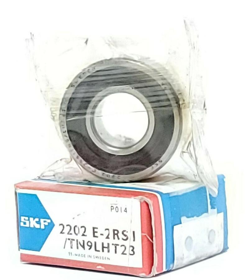 Used NIB SKF 2202E2RS1TN9LHT23 DOUBLE SEALED BALL BEARING 2202E-2RS1/TN9LHT23