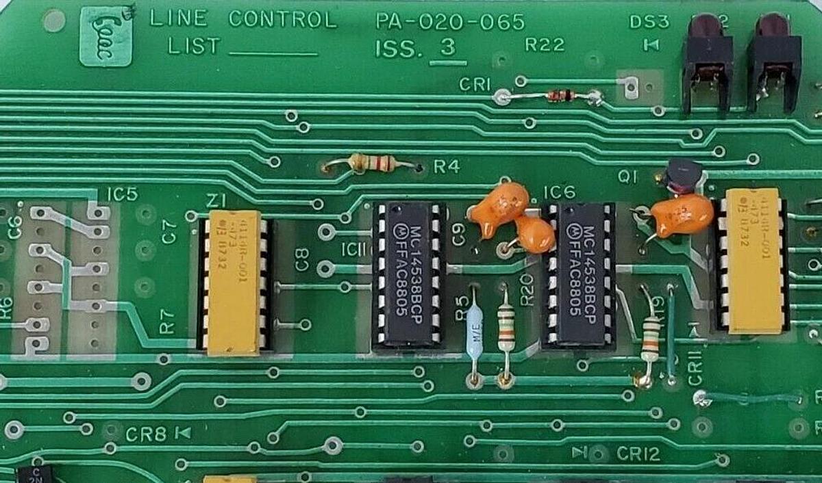 Used CEAC LINE CONTROL PA-020-065 PCB CIRCUIT BOARD PA020065