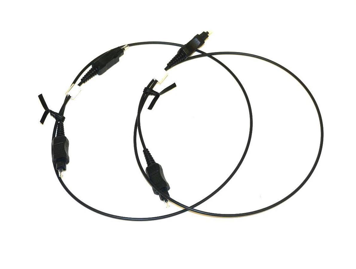 NEW FANUC IC300CBF001A FOX FIBER CABLE PAIR, 1.0M LENGTH IC300CBF001