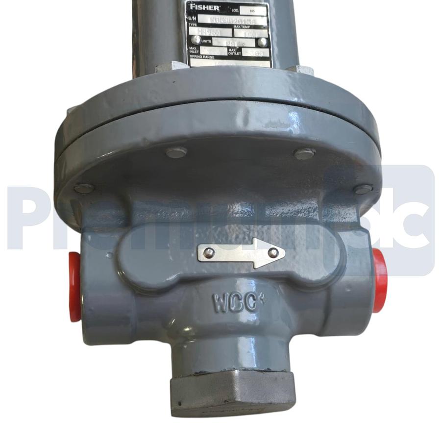 Used Fisher MR95H Regulator 3/4" NPT 15-30psi Spring Range M95H-3063-2242079 MR95H-19
