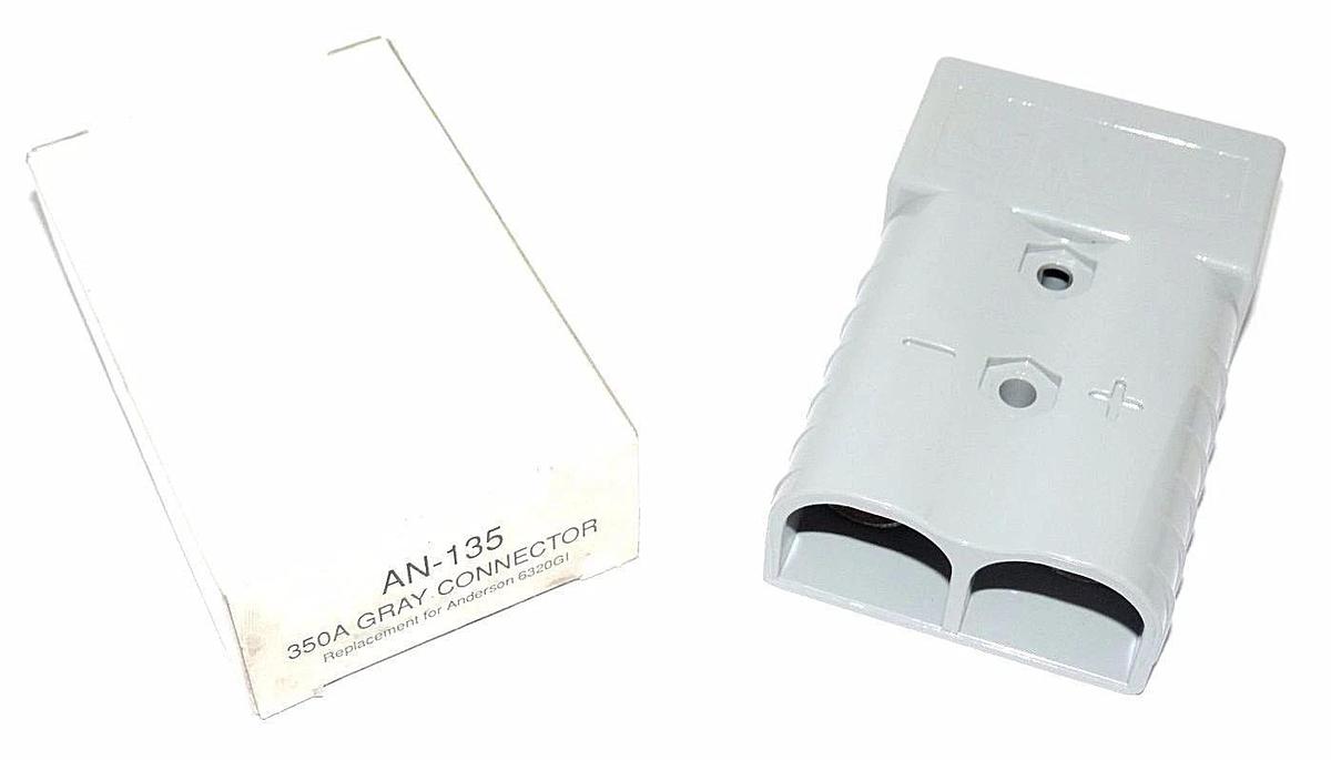 Used NIB CMC AN-135 GRAY BATTERY CONNECTOR 350A FOR ANDERSON 6320GI
