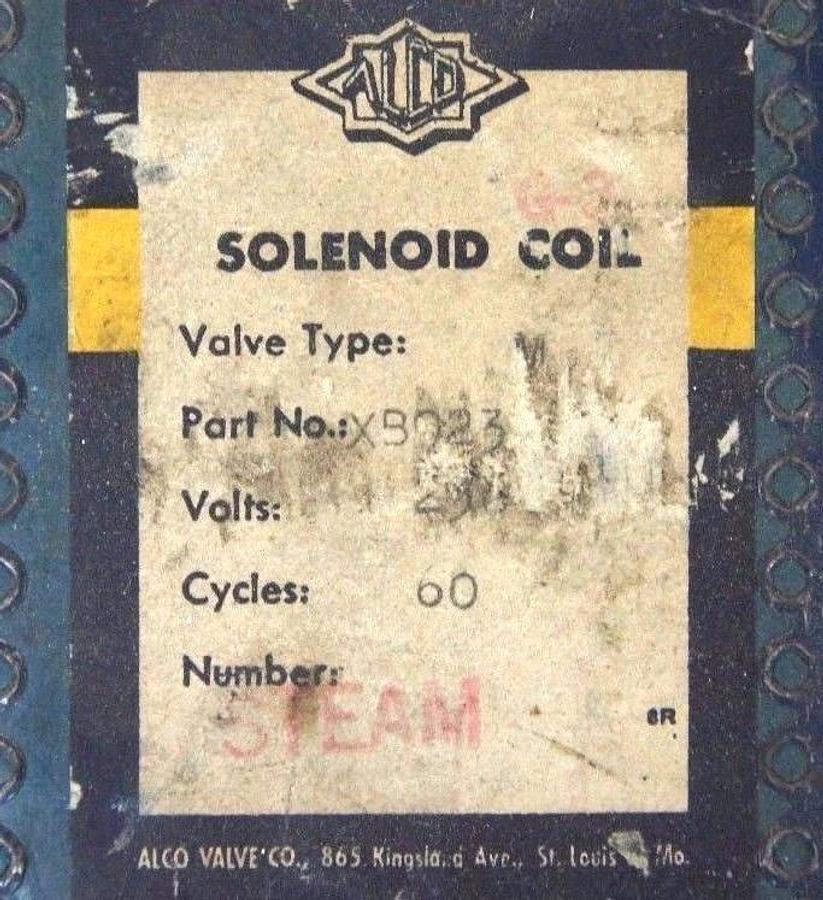 NEW ALCO XB923 SOLENOID COIL 220-240V, 50-60HZ