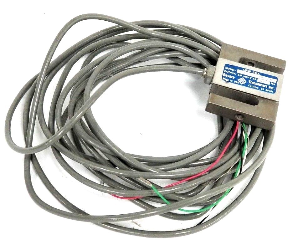 Used NEW TRANSDUCERS INC. 9363D120020P1 LOAD CELL 3.0 MV/V AT, 200 LBS.