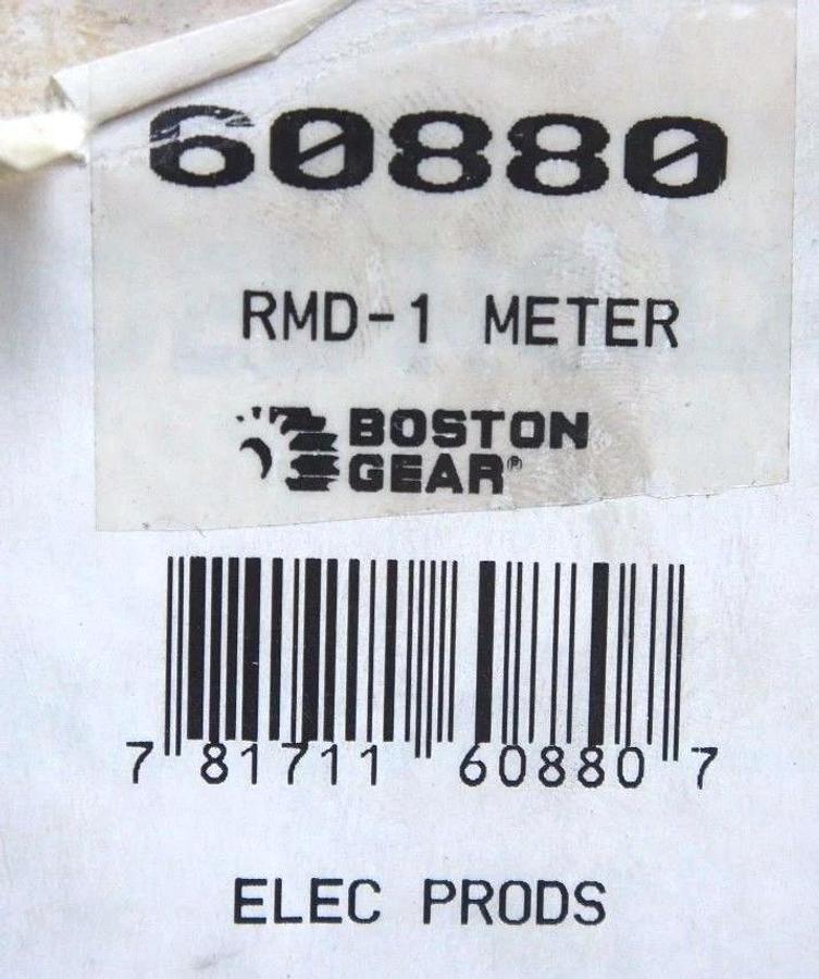 Used NIB BOSTON GEAR INCOM MODEL: RMD-1 DIGITAL PANEL METER 60880 RMD1