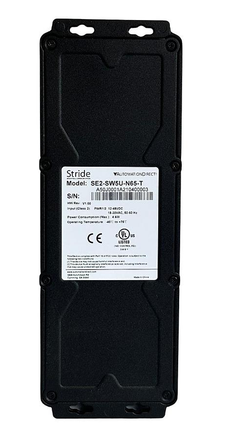 Used NEW AUTOMATION DIRECT STRIDE SE2-SW5U-N65-T / SE2SW5UN65T 5-PORT ETHERNET SWITCH