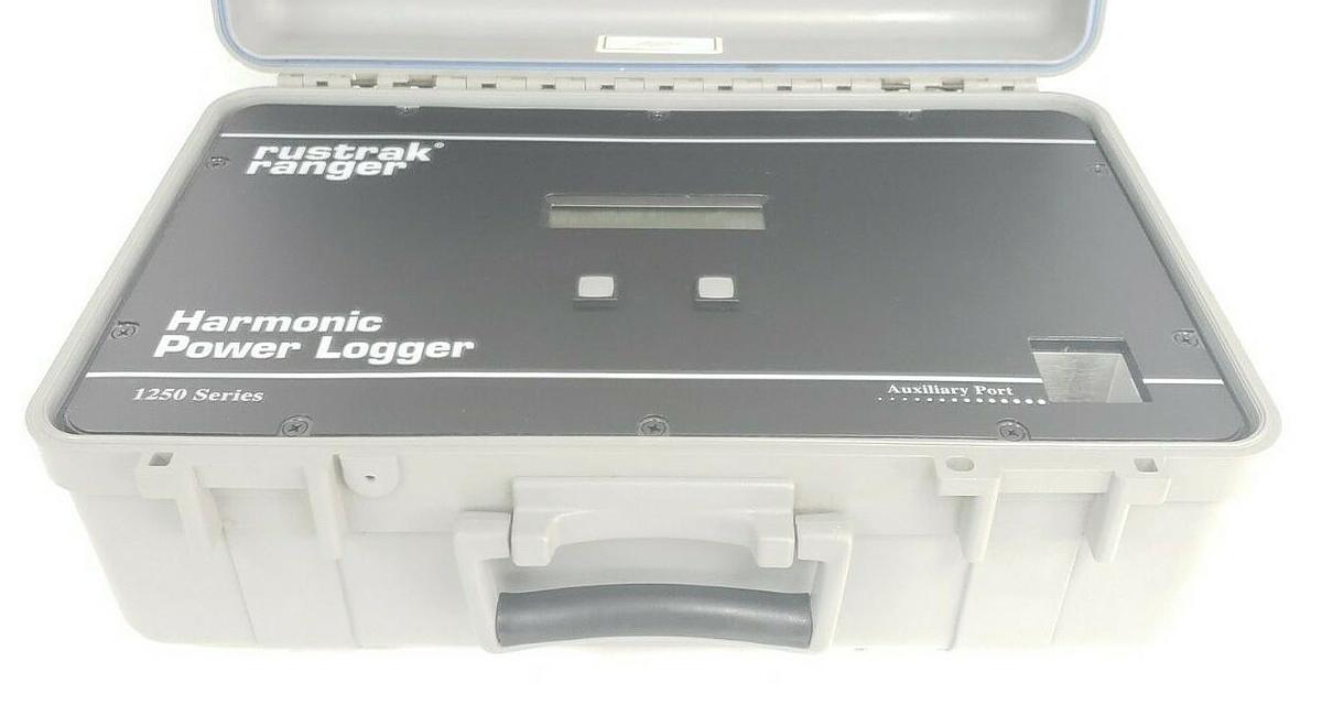 Used RUSTRAK RANGER 1250 SERIES HARMONIC POWER LOGGER RR2-1258-3