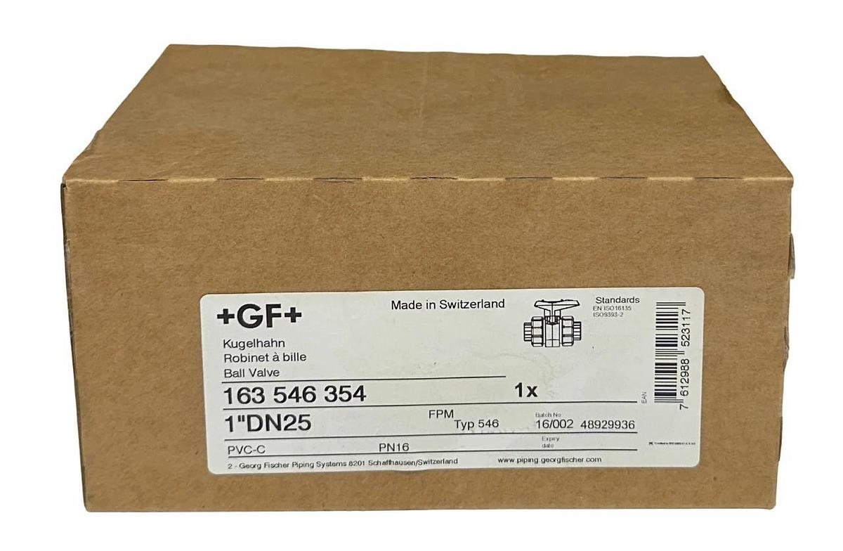 +GF+ GEORG FISCHER 163.546.354 / 163546354 MANUAL BALL VALVE 1'' TYPE 546 NSMP