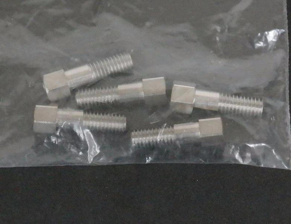 Used LOT OF 5 NEW WATERS 6060797 LONG RHEODYNE NUTS 1/16"