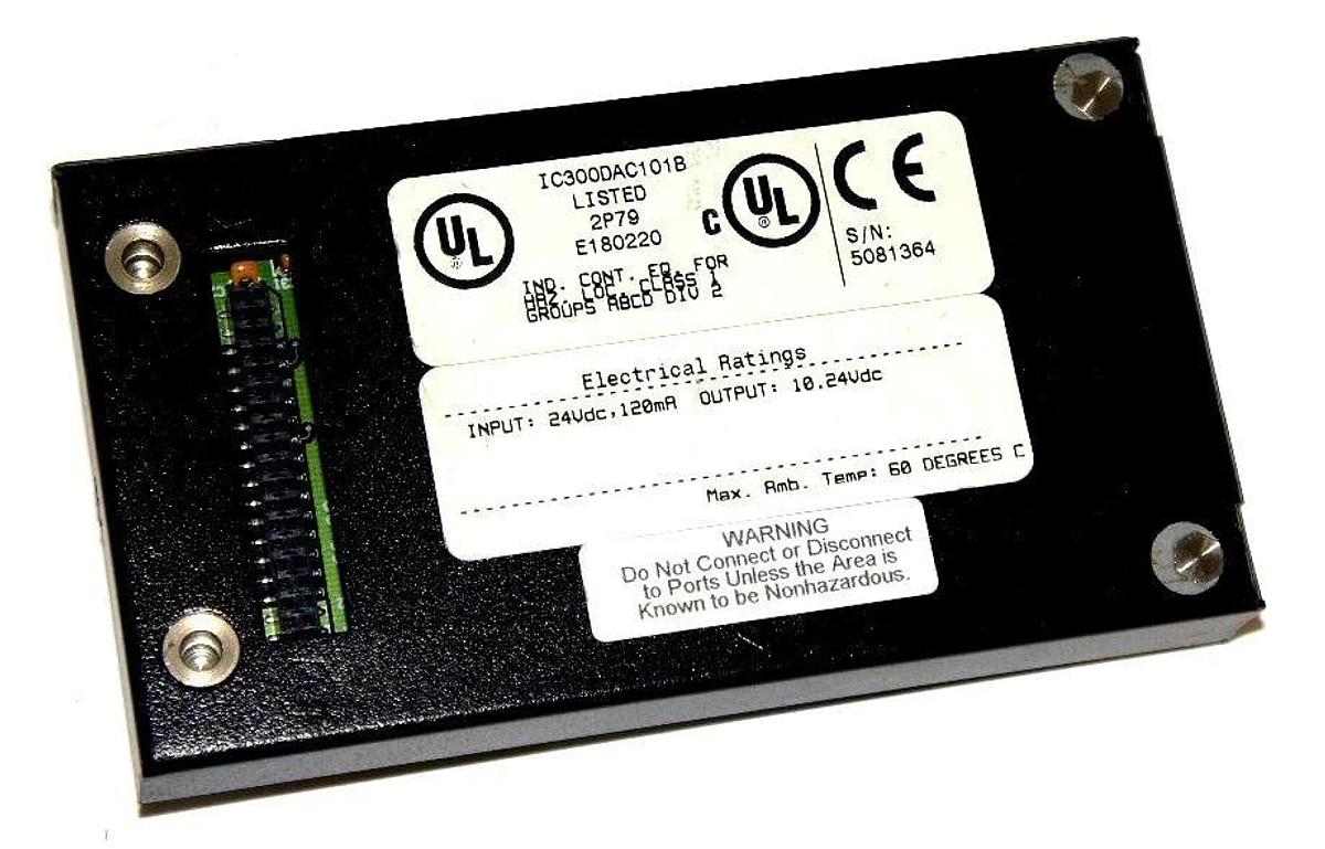 Used GE FANUC IC300DAC101B ANALOG INPUT MODULE IC300DAC101