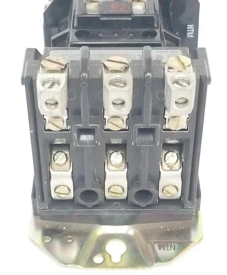 Used ALLEN BRADLEY 509-COD-XXX STARTER SIZE 2, SER. B, 120V 60HZ, CC236 , 595-A