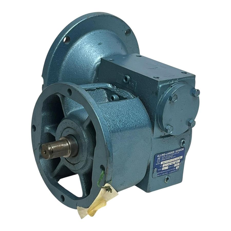 Chester Hoist Trolley Gearbox Reducer Model CD-342-F 50:1 Alling-Lander 192-VF-1