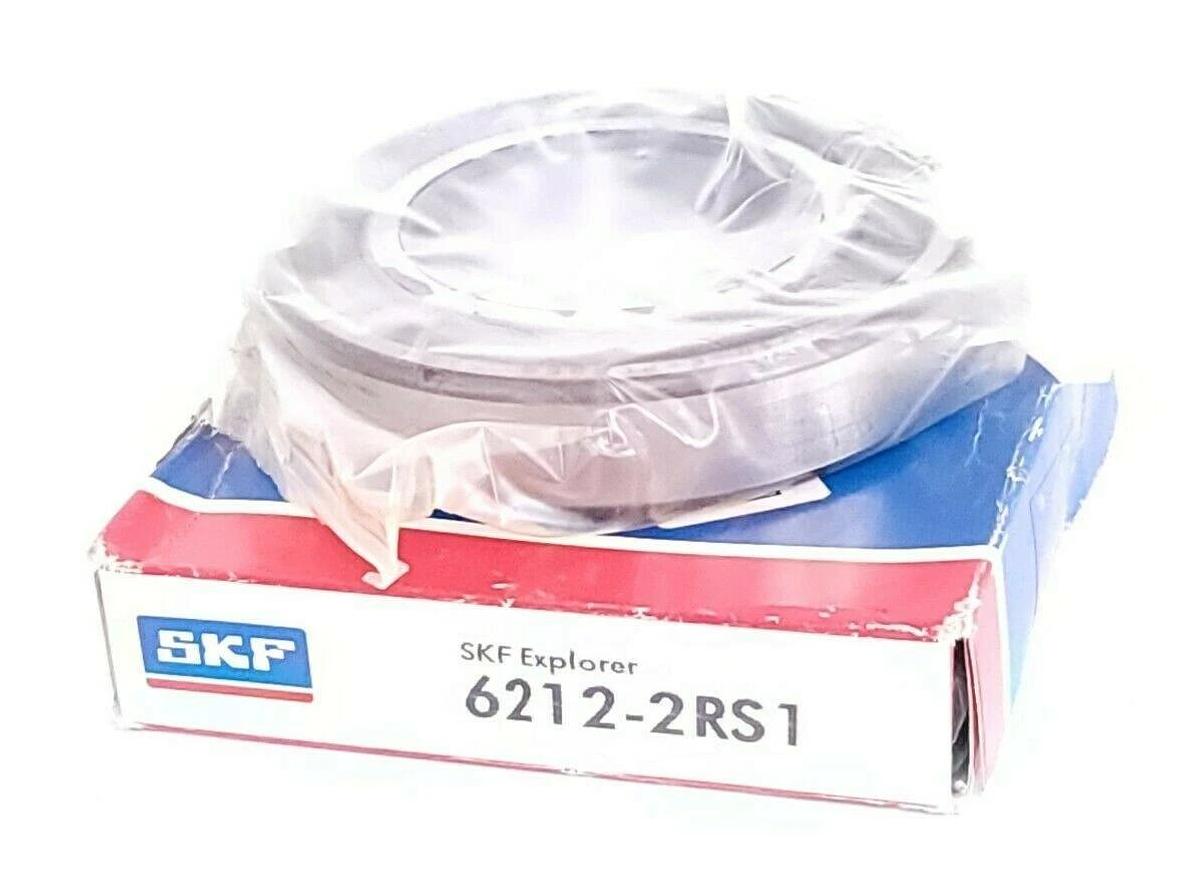 Used NIB SKF 6212-2RS1 BALL BEARING DEEP GOOVE 60X110X22MM 62122RS1