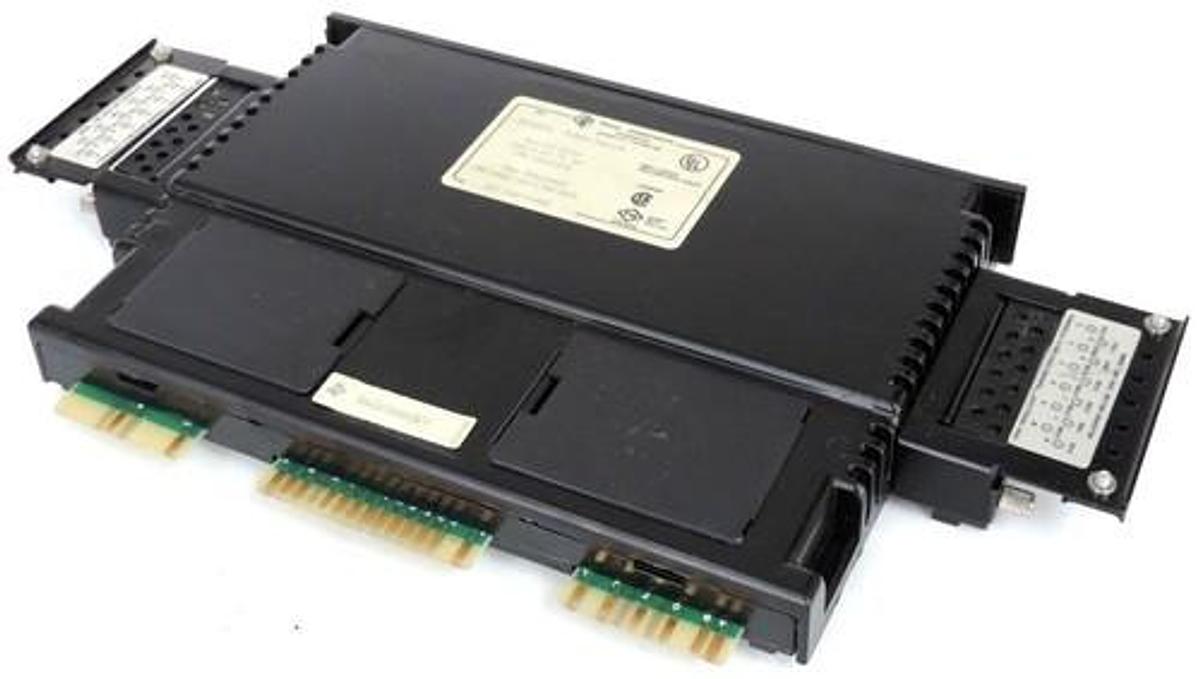 Used TEXAS INSTRUMENTS 500-5019 OUTPUT MODULE ASSY W/ CONNECTORS 2460547-0001 24VDC