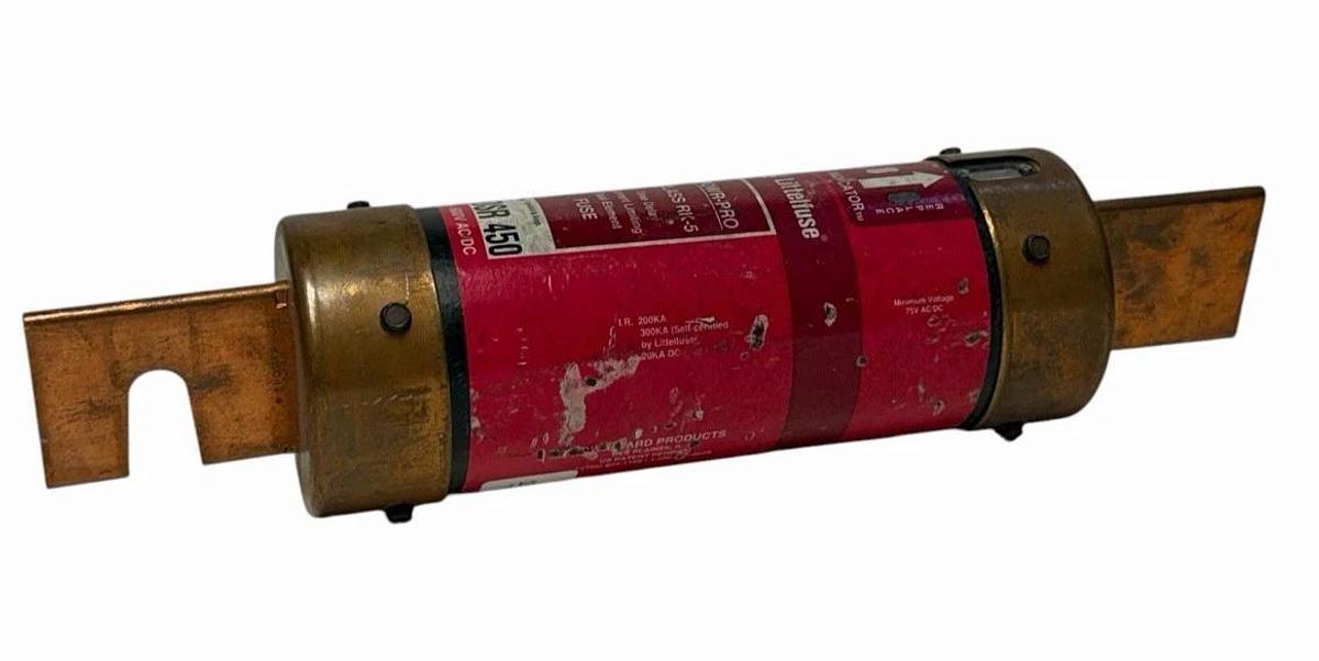 Used LITTELFUSE IDSR 450 POWR-PRO FUSE IDSR450 CLASS RK-5