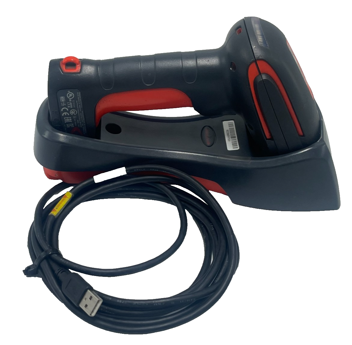 Used HONEYWELL 1981iER-3 Granit Industrial 2D Barcode Scanner w/ CCB02 Base & Cable